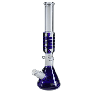 Bong din sticla 'BLAZE' M&M Flask Spiral | 2-Parti - 49,5cm.