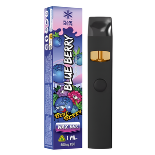 Vaporizator CBD cu terpeni ‘PLANT OF LIFE’ Blue Berry | 66% - 1ml.