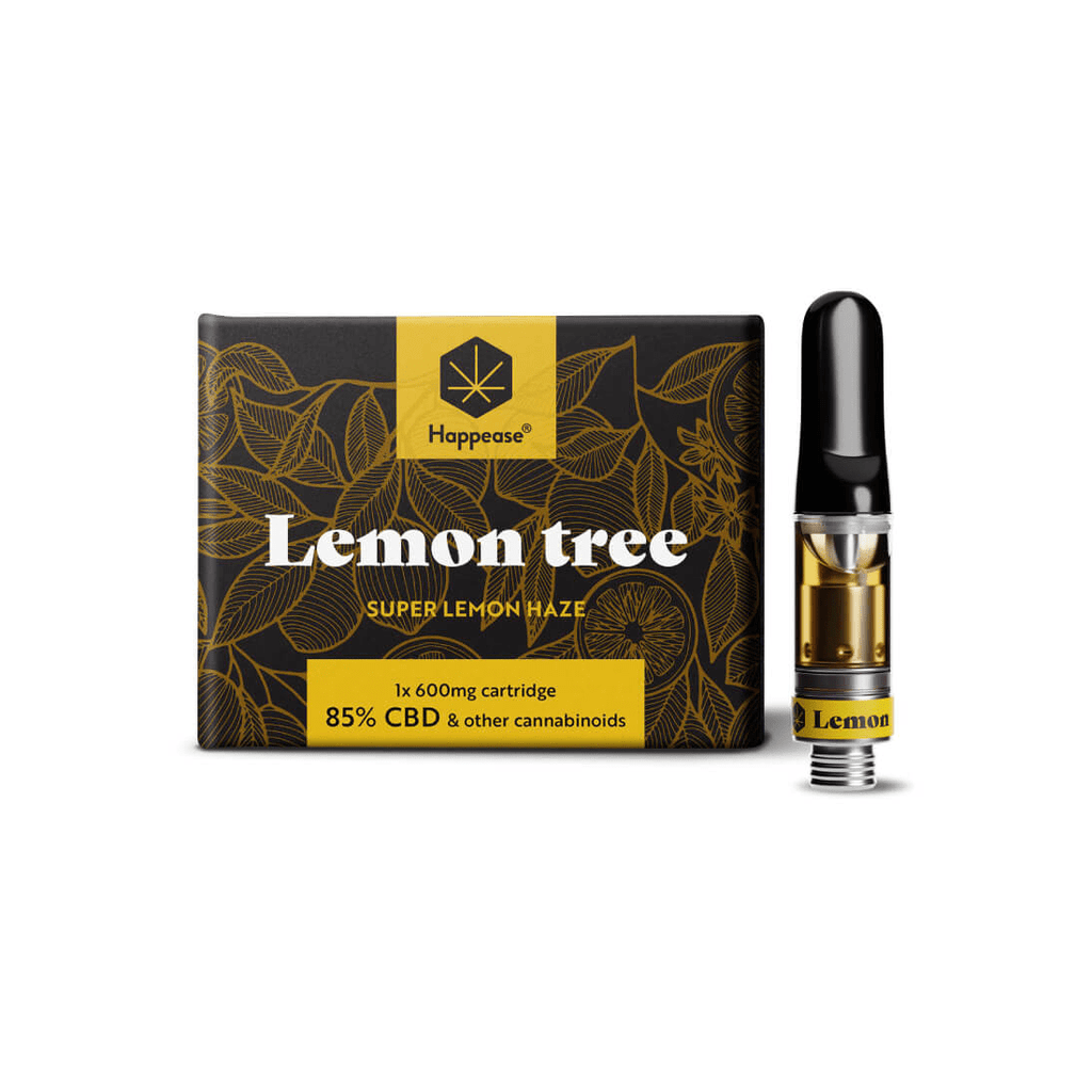 Pod CBD cu terpeni 'HAPPEASE' Super Lemon Haze 85% - 0,6ml