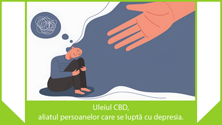 Uleiul CBD – aliatul persoanelor care se luptă cu depresia