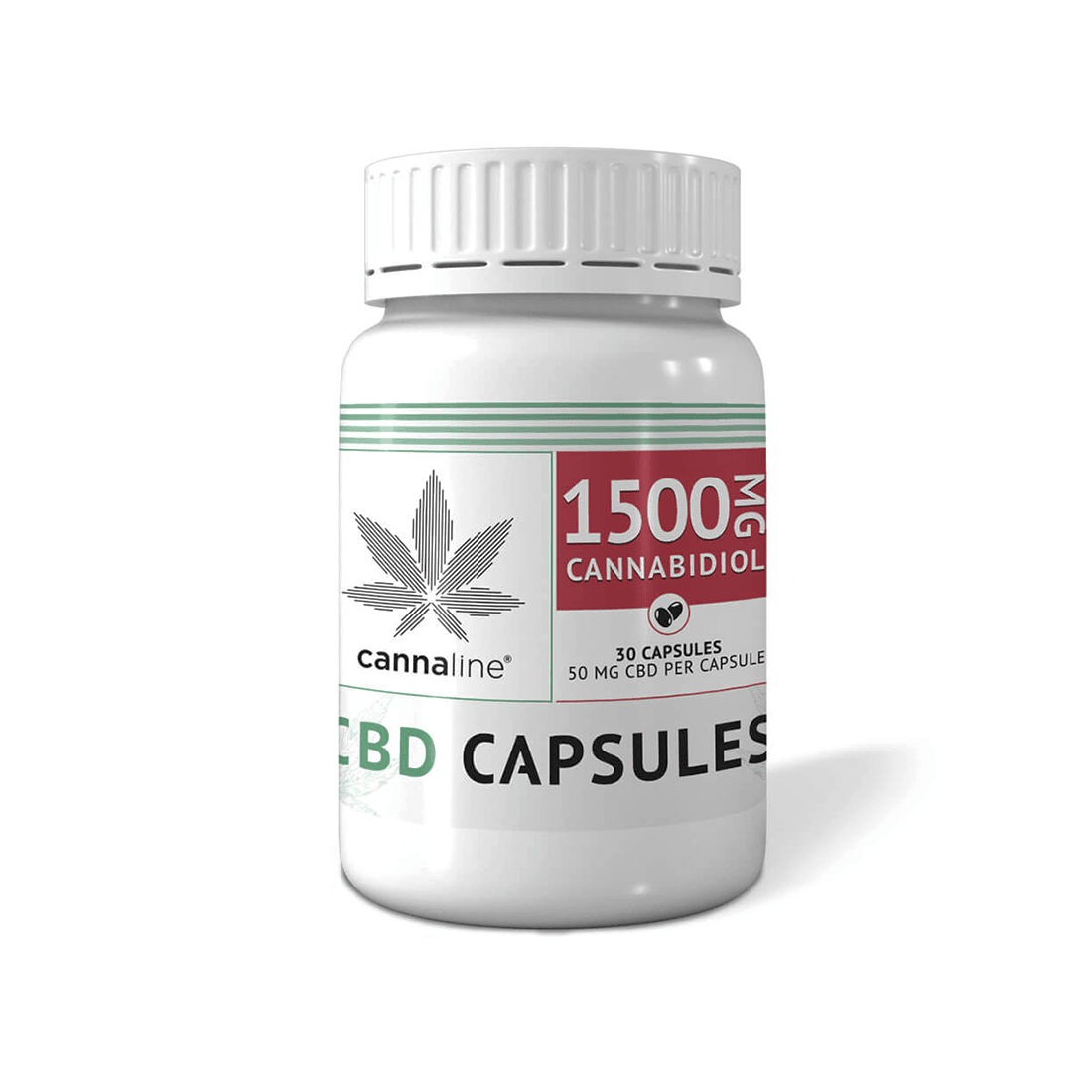 Capsule cu CBD 'CANNALINE' 1500mg | x30
