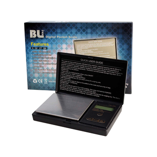 Cantar digital de precizie 'BLACK LEAF' Negru | 0.01-100g.