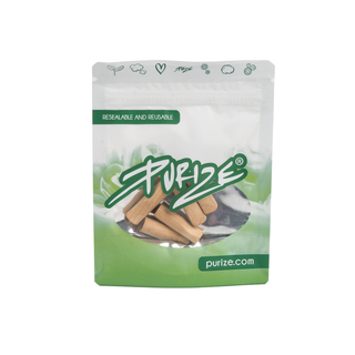 Suport din lemn pentru filtre cu carbune activ 'PURIZE' cu aroma de lamaie | x5