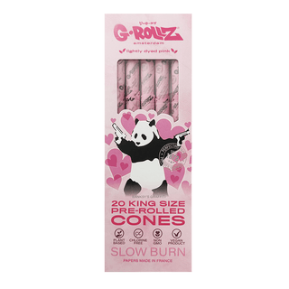 Conuri pre - rulate ‘G - ROLLZ’ Panda Gunin | King Size Slim – x20 G - Rollz