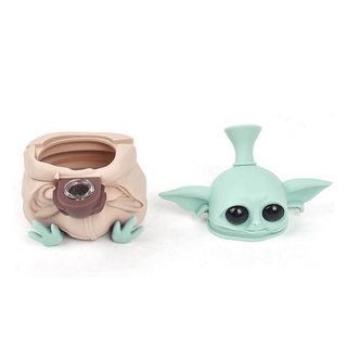 Bong din silicon 'URBAN CREW' Alien | Bej - 13cm.