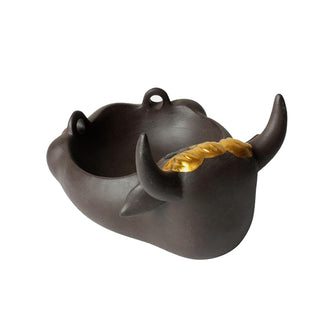 Scrumiera 'HAPPY COW' Brown | 15,5cm.