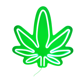Lampa de neon 'MAD MONKEY' Weed | 33x31cm.