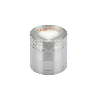 Grinder 'CHAMP HIGH' Curved Silver | 4-Parti - 40mm.