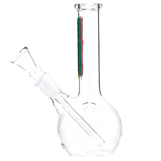 Bong din sticla 'RASTA' Flag | 16cm.