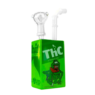 Bong din sticla 'BLACK SHEEP' THC Frog | 19cm.