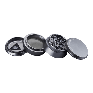 Grinder 'CHAMP HIGH' Silver | 4-Parti - 60mm.