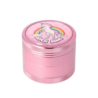 Grinder 'BLACK LEAF' Bitch Bong | 4-Parti - 50mm.