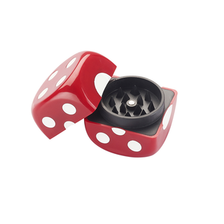 Grinder 'CHAMP HIGH' White Dice | 2-Parti - 45mm.