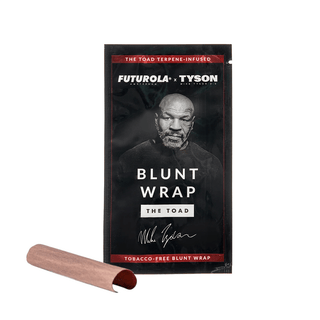 Foite de blunt ‘FUTUROLA & TYSON’ din canepa 'THE TOAD' cu terpeni infuzati | x2 Futurola