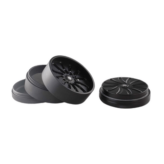 Grinder 'BLACK LEAF' Masher | 4-Parti - 63mm.