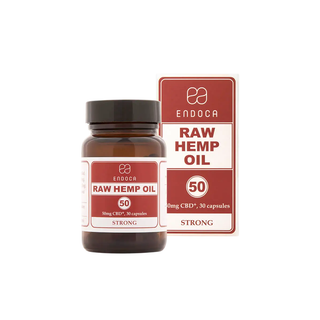 Capsule cu CBD 'ENDOCA' presat la rece | 1500mg - x30