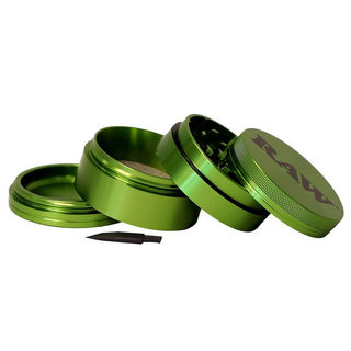 Grinder 'RAW' Green | 4-Parti - 56mm.