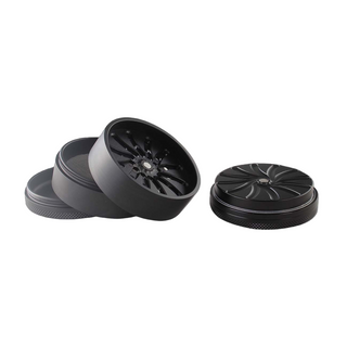 Grinder 'BLACK LEAF' Masher | 4-Parti - 63mm.