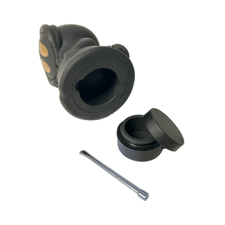 Bong din silicon 'URBAN CREW' Death | Negru - 11cm.