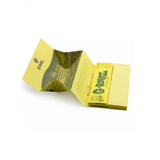 Foite & Filtre cu santier ‘G - ROLLZ’ Peace din bambus | King Size Slim - x50 G - Rollz