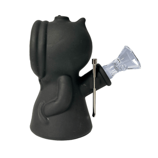 Bong din silicon 'URBAN CREW' Death | Negru - 11cm.