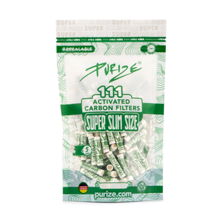 Filtre cu carbune activ 'PURIZE' SUPER SLIM Albe | 5mm. – x111