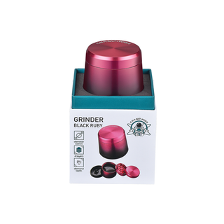 Grinder 'CHAMP HIGH' Black Ruby | 4-Parti - 63mm.