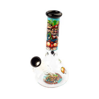 Bong din sticla 'GRACE' Mushroom Hero | 20cm.