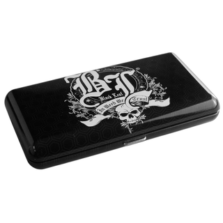 Carcasa pentru tigari 'BLACK LEAF' In Weed We Trust