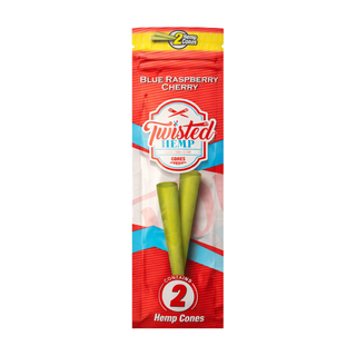 Blunt pre-rulat 'TWISTED' din canepa | Blue Raspberry - x2