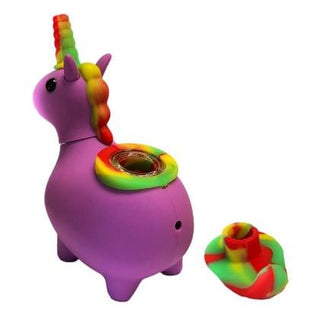 Bong din silicon 'BLACK SHEEP' Unicorn | Mov - 12cm.