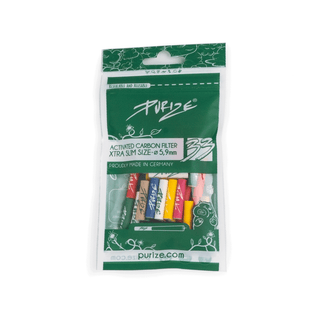 Filtre ‘PURIZE’ cu carbune activ ‘EXTRA SLIM’ Mix | 6mm. – x33