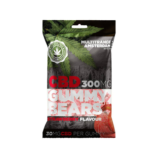 Jeleuri CBD 'MULTITRANCE' Capsuni | 300mg. CBD - 100gr.
