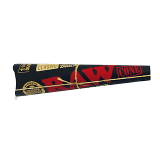 Conuri pre-rulate 'RAW' Black | 1/4 - x6