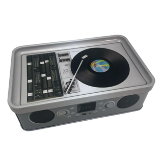 Cutie depozitare & Tava de rulat 'V-SYNDICATE' Record Player | 21x13,5cm.
