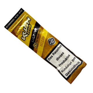 Blunt pre-rulat 'KUSH' din canepa | Yellow - x2