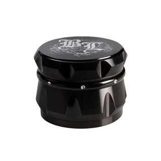 Grinder 'BLACK LEAF' Crown Black | 4-Parti - 55mm.