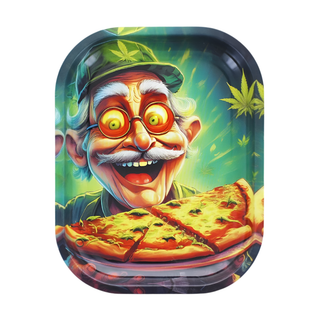 Tava de rulat 'BEUZ' Weed N’ Pizza | 14x18cm.
