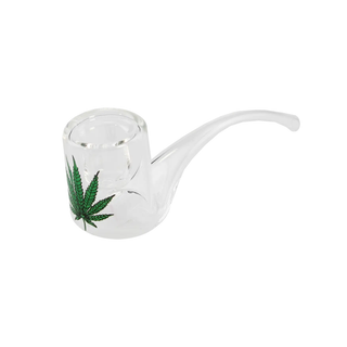 Pipa din sticla 'SPOON' Kinked | 10,5cm.