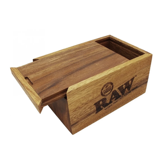 Cutie 'RAW' din lemn de Salcam | S - 13x9cm.