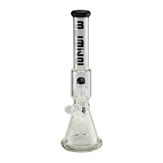 Bong din sticla 'BLAZE' Beaker Drum | Black - 35cm.