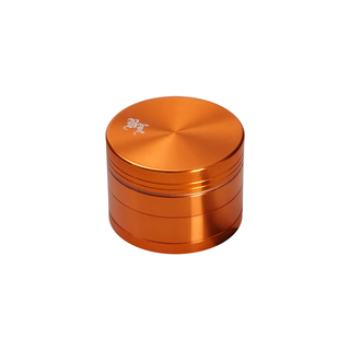 Grinder 'BLACK LEAF' Anodised Orange | 4-Parti - 40mm.
