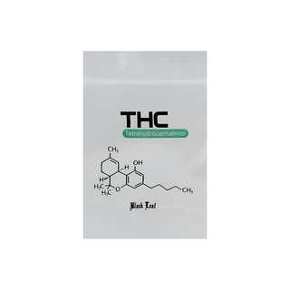 Pungi Zip-Lock ‘BLACK LEAF’ THC | 40x60mm. - x100