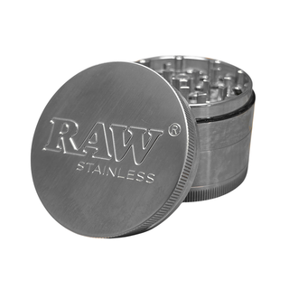 Grinder 'RAW' Stainless Steel | 4-Parti - 50mm.