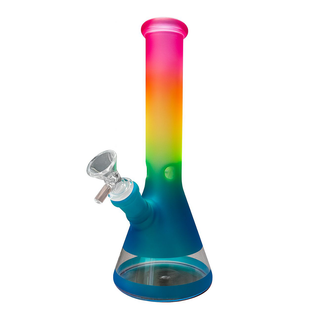 Bong din sticla 'BLACK SHEEP' Rainbow Gradient | 25cm.