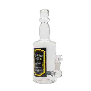Bong din sticla 'BLACK LEAF' Whiskey | Clear - 24cm.