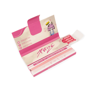 Foite & Filtre ‘PURIZE’ cu carbune activ 'ROZ' | King Size Slim - x32