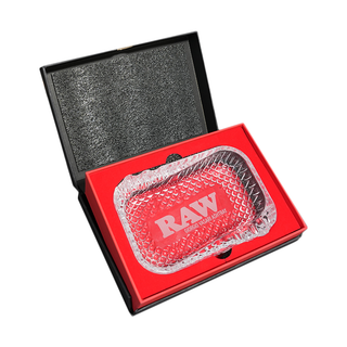 Scrumiera 'RAW' din sticla | Aficionado - 14,5×19,5cm.