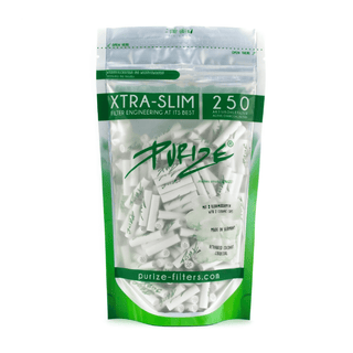 Filtre ‘PURIZE’ cu carbune activ ‘EXTRA SLIM’ Albe | 6mm. – x250