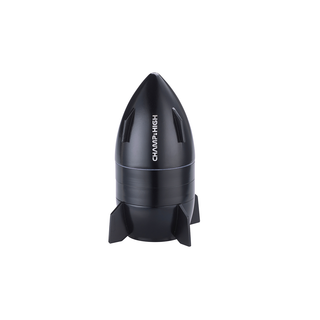 Grinder 'CHAMP HIGH' Black SpaceShip | 4-Parti - 50mm.